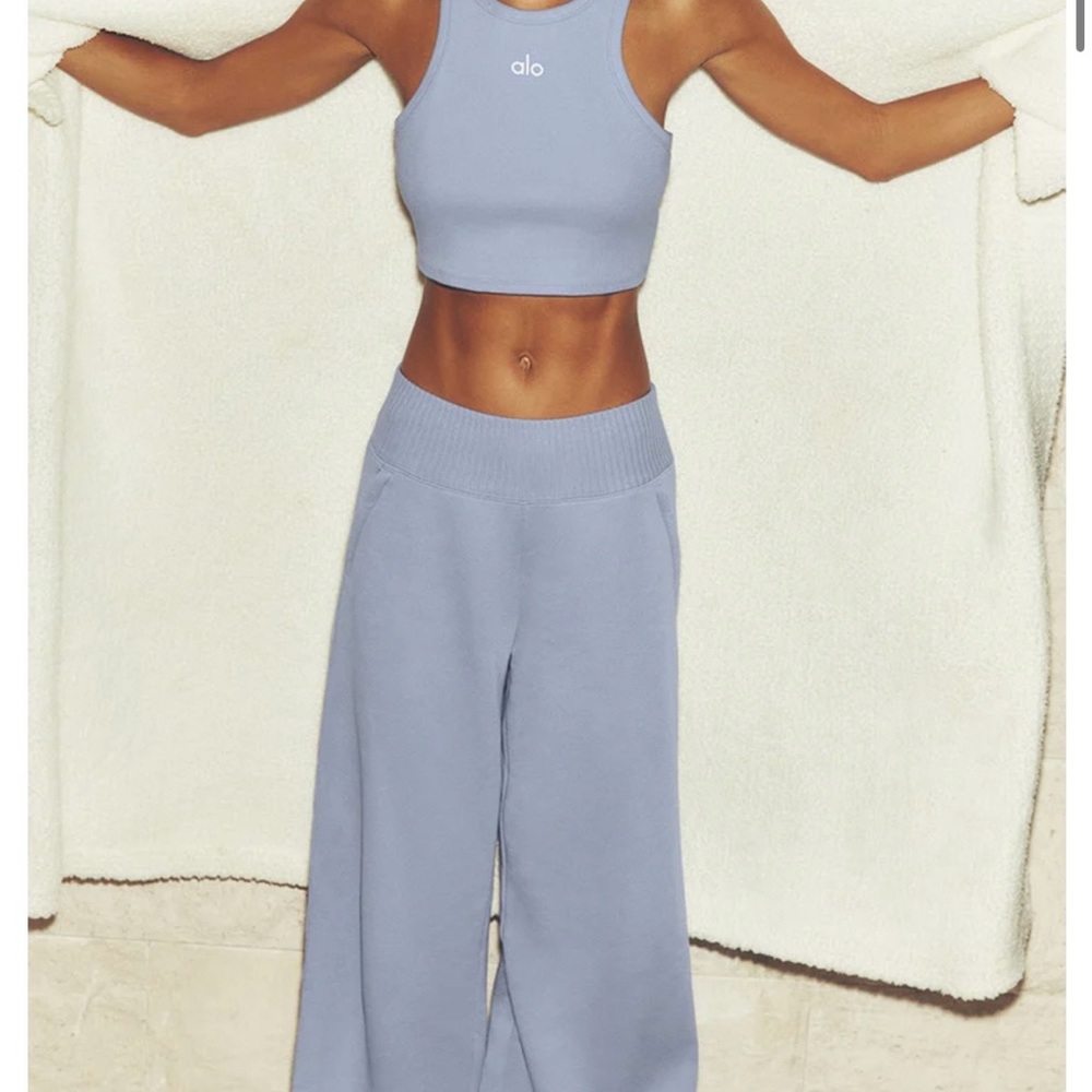Alo Yoga Serenity Wide Leg Sweatpants